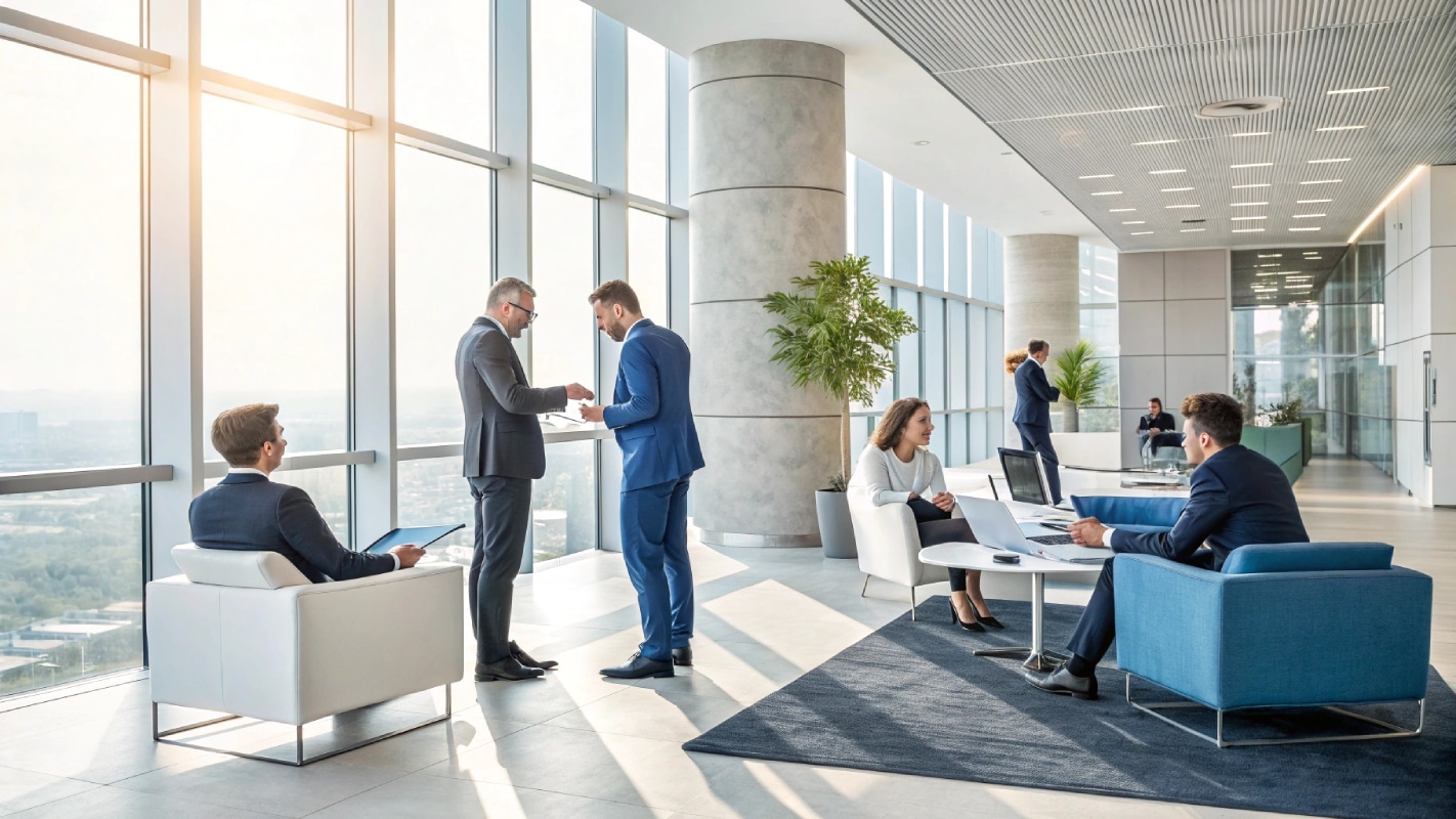 Trabajadores en oficinas